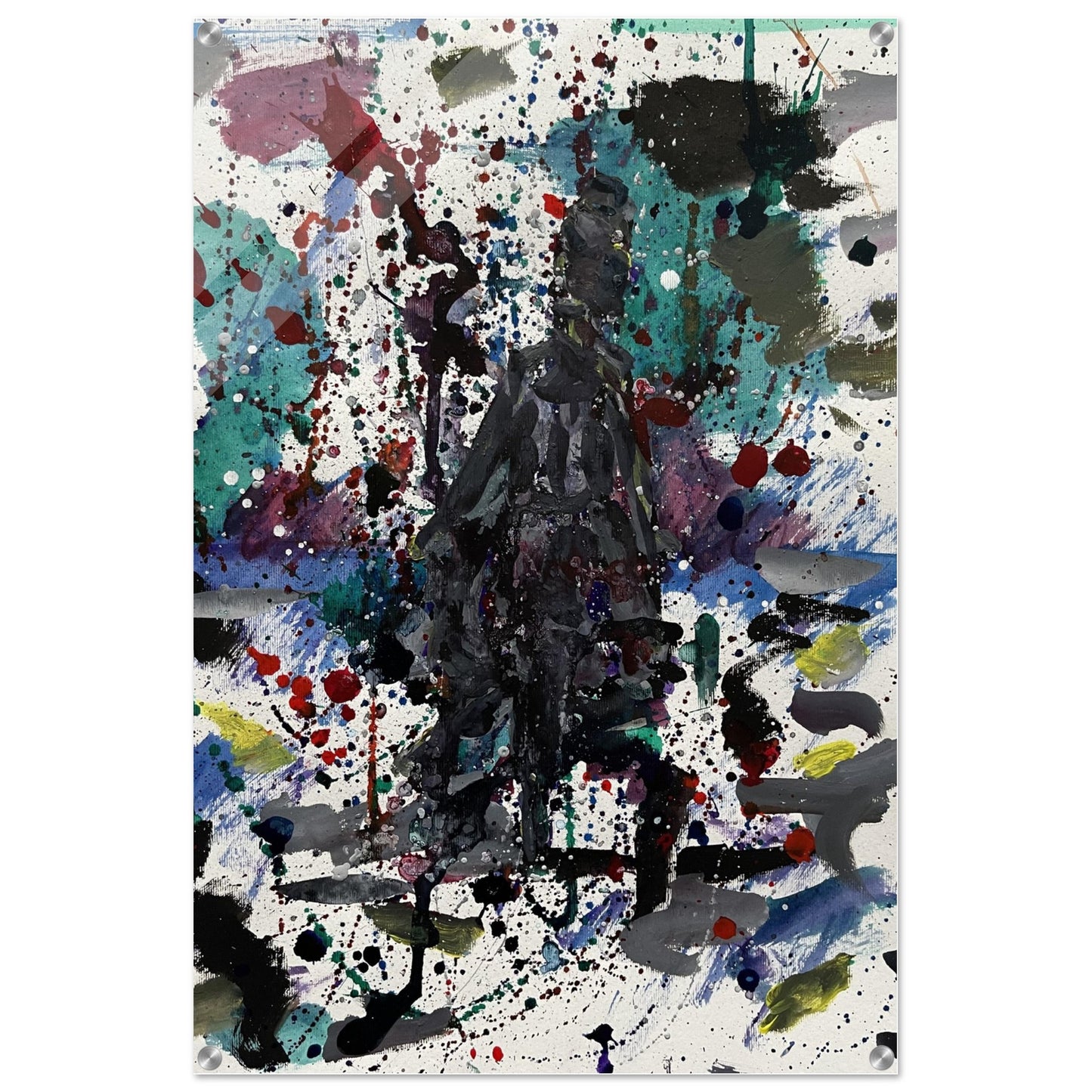 Dark Dress Silhouette Acrylic Print