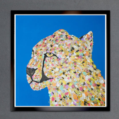 Caleb the Cheetah 12X12 Limited Edition (Of 200) Print