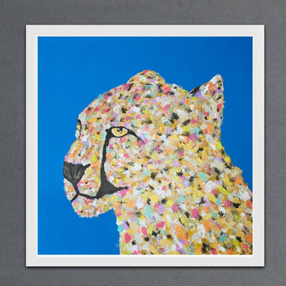 Caleb the Cheetah 12X12 Limited Edition (Of 200) Print