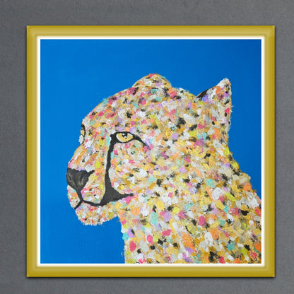 Caleb the Cheetah 12X12 Limited Edition (Of 200) Print