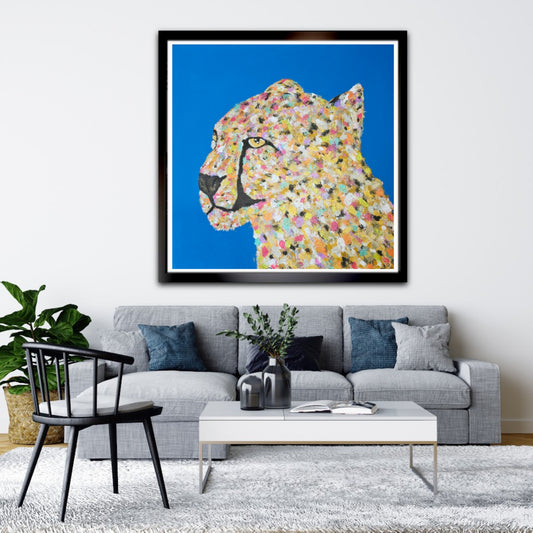 Caleb the Cheetah 12X12 Limited Edition (Of 200) Print