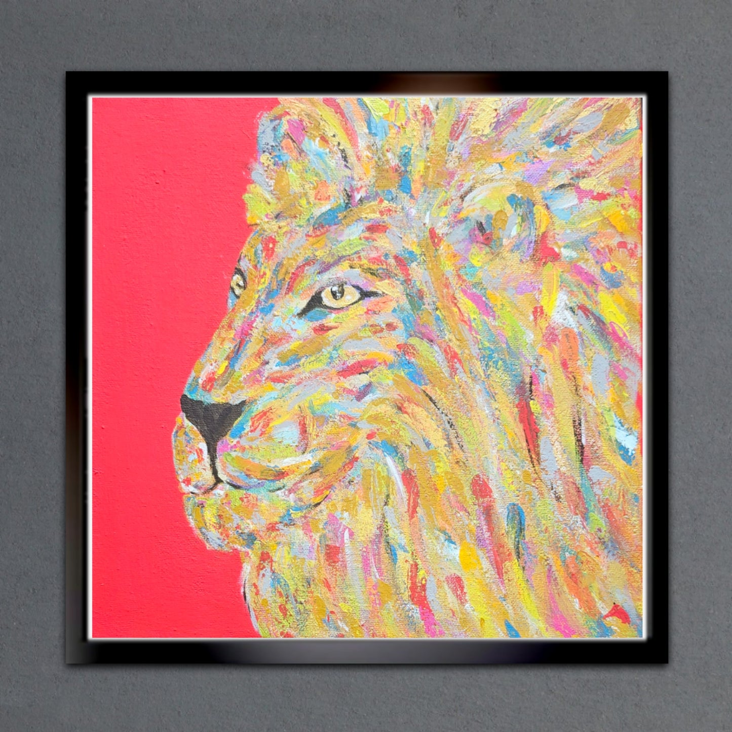 Lucho The Lion 12X12 Limited Edition (Of 200) Print