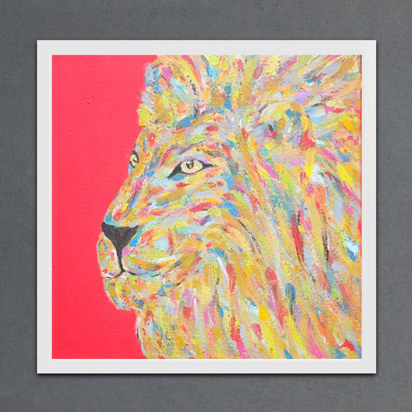 Lucho The Lion 12X12 Limited Edition (Of 200) Print