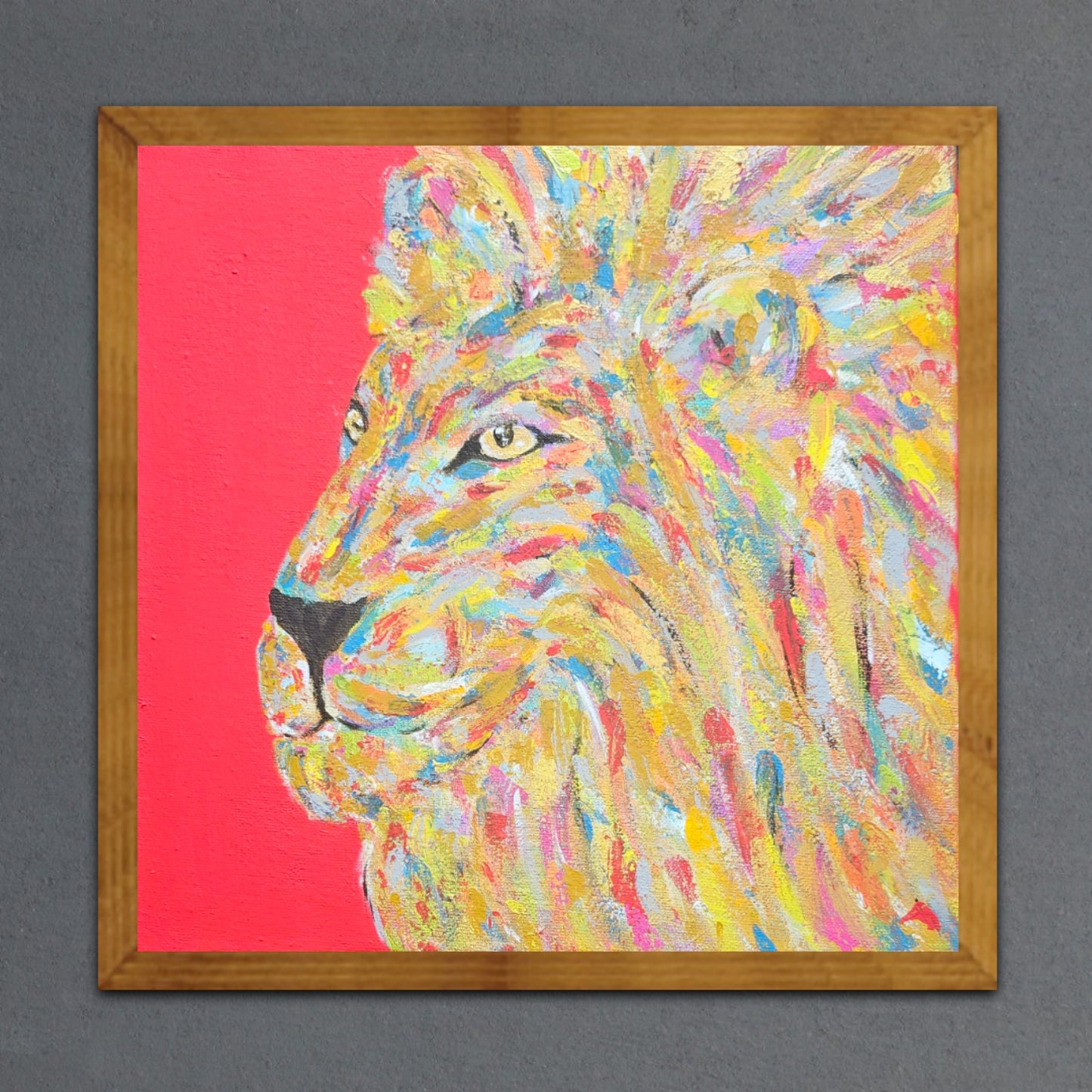 Lucho The Lion 12X12 Limited Edition (Of 200) Print