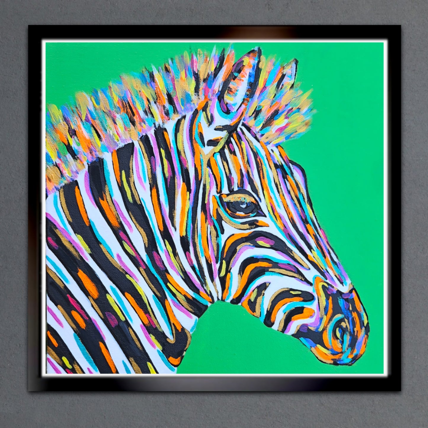 Zeze The Zebra 12X12 Limited Edition (Of 200) Print