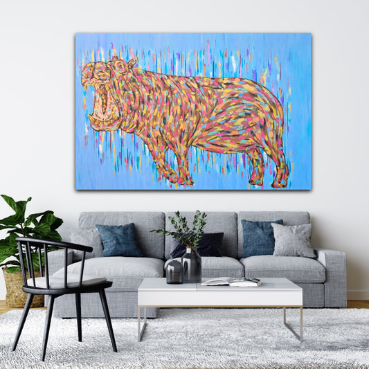 Hector The Hippo Limited Edition (Of 100) A4,A3,A2 Prints