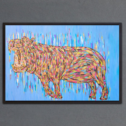 Hector The Hippo Limited Edition (Of 100) A4,A3,A2 Prints