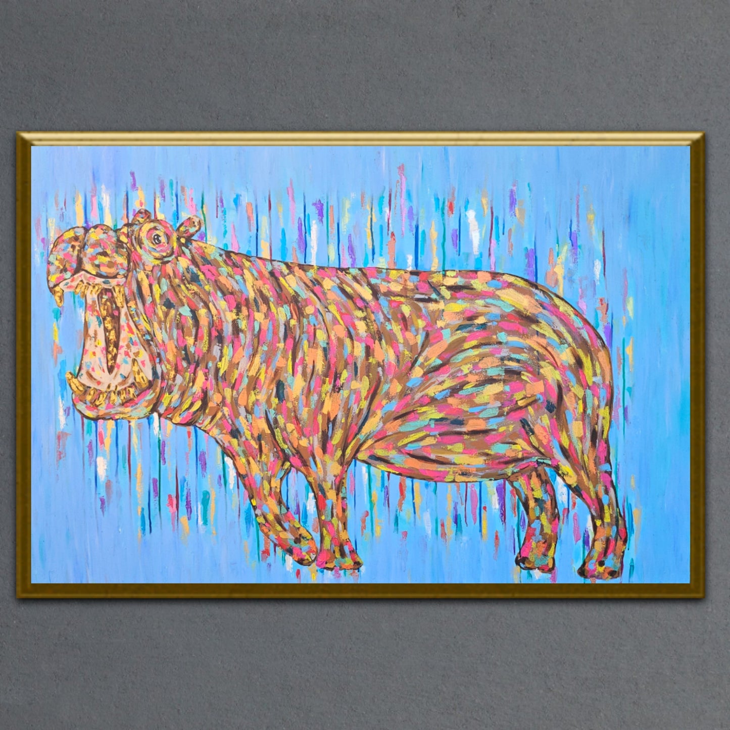 Hector The Hippo Limited Edition (Of 100) A4,A3,A2 Prints