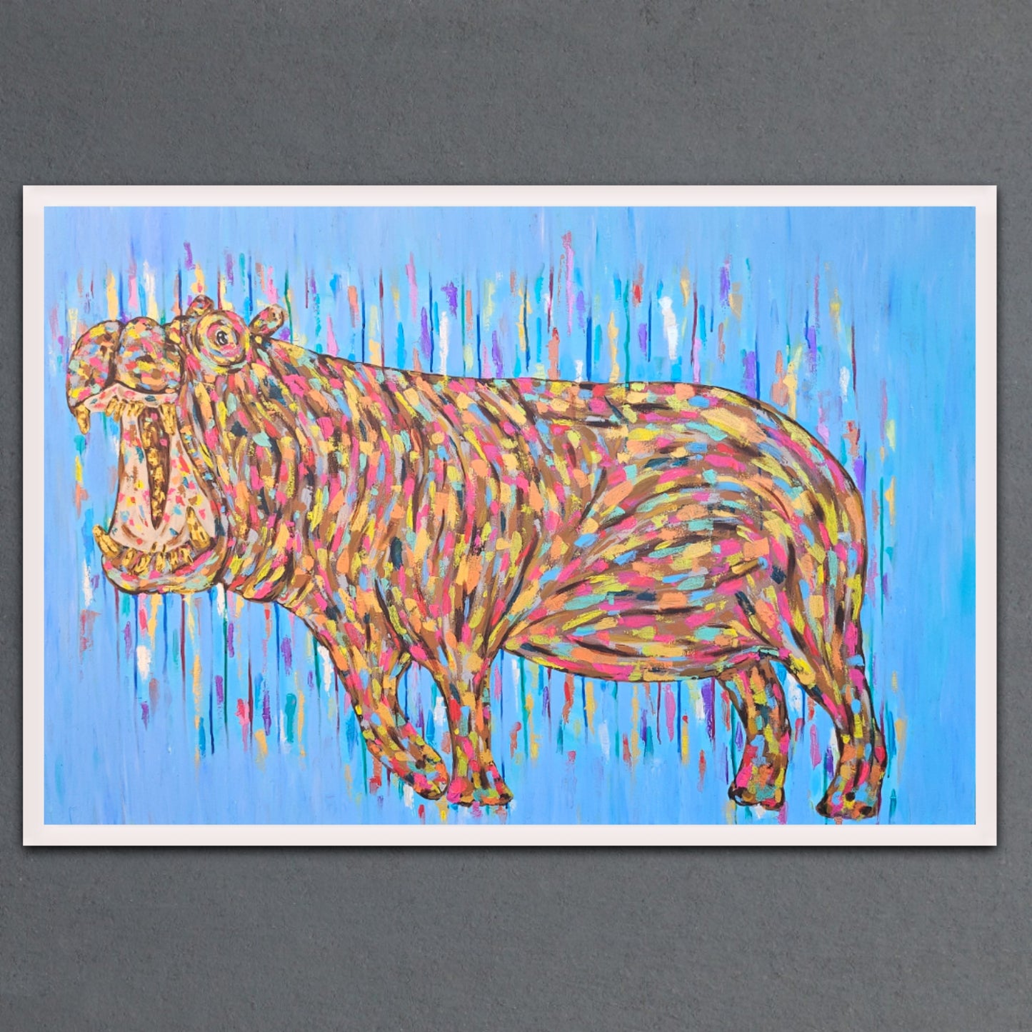 Hector The Hippo Limited Edition (Of 100) A4,A3,A2 Prints