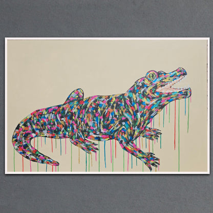Cain The Crocodile Limited Edition (Of 100) A4,A3,A2 Prints