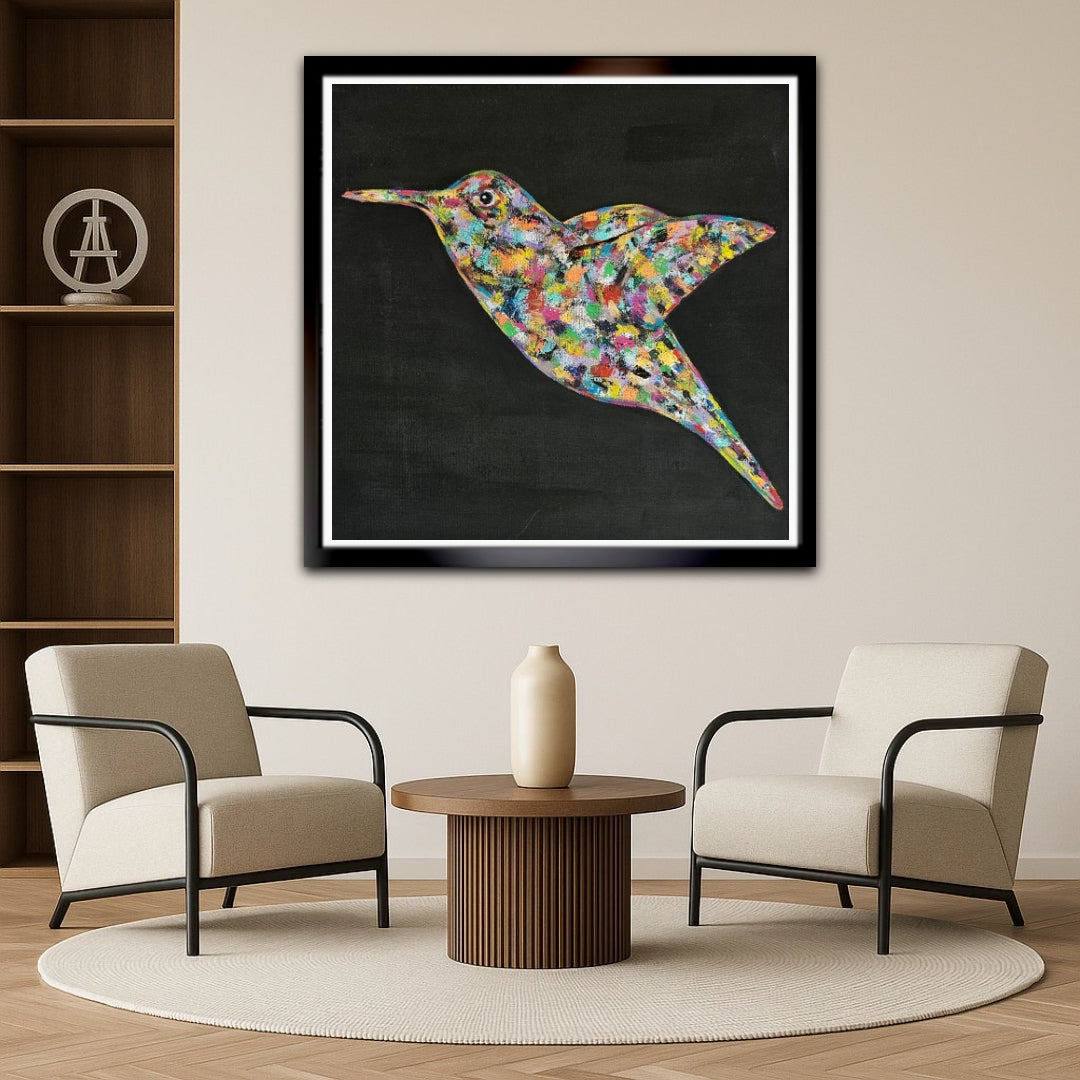 Hummingbird 12x12 Inch Print
