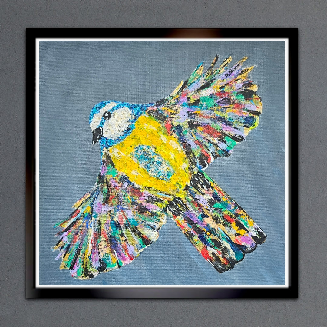 Bluetit 12x12 Inch Print
