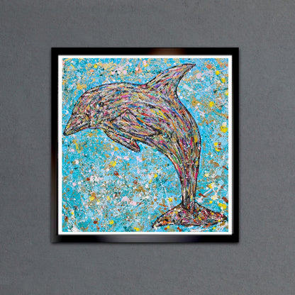 Dolph The Dolphin 12X12 Inch Print 50 ONLY!