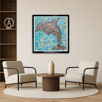 Dolph The Dolphin 12X12 Inch Print 50 ONLY!