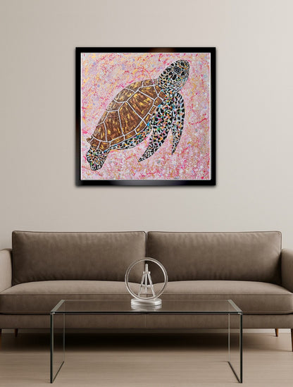 Austin The Turtle 12X12 Inch Print 50 ONLY!