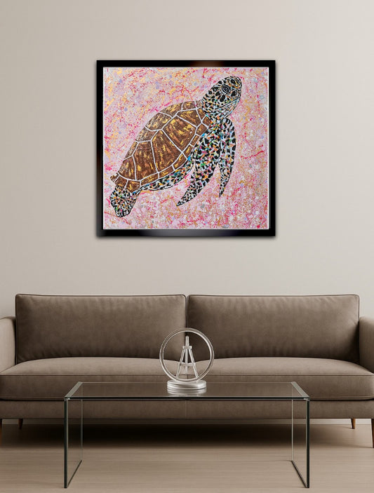 Austin The Turtle 12X12 Inch Print 50 ONLY!