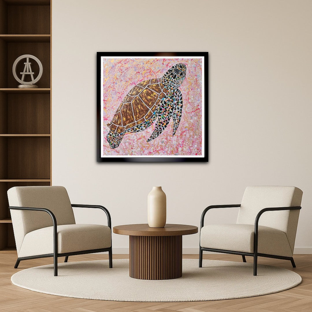 Austin The Turtle 12X12 Inch Print 50 ONLY!