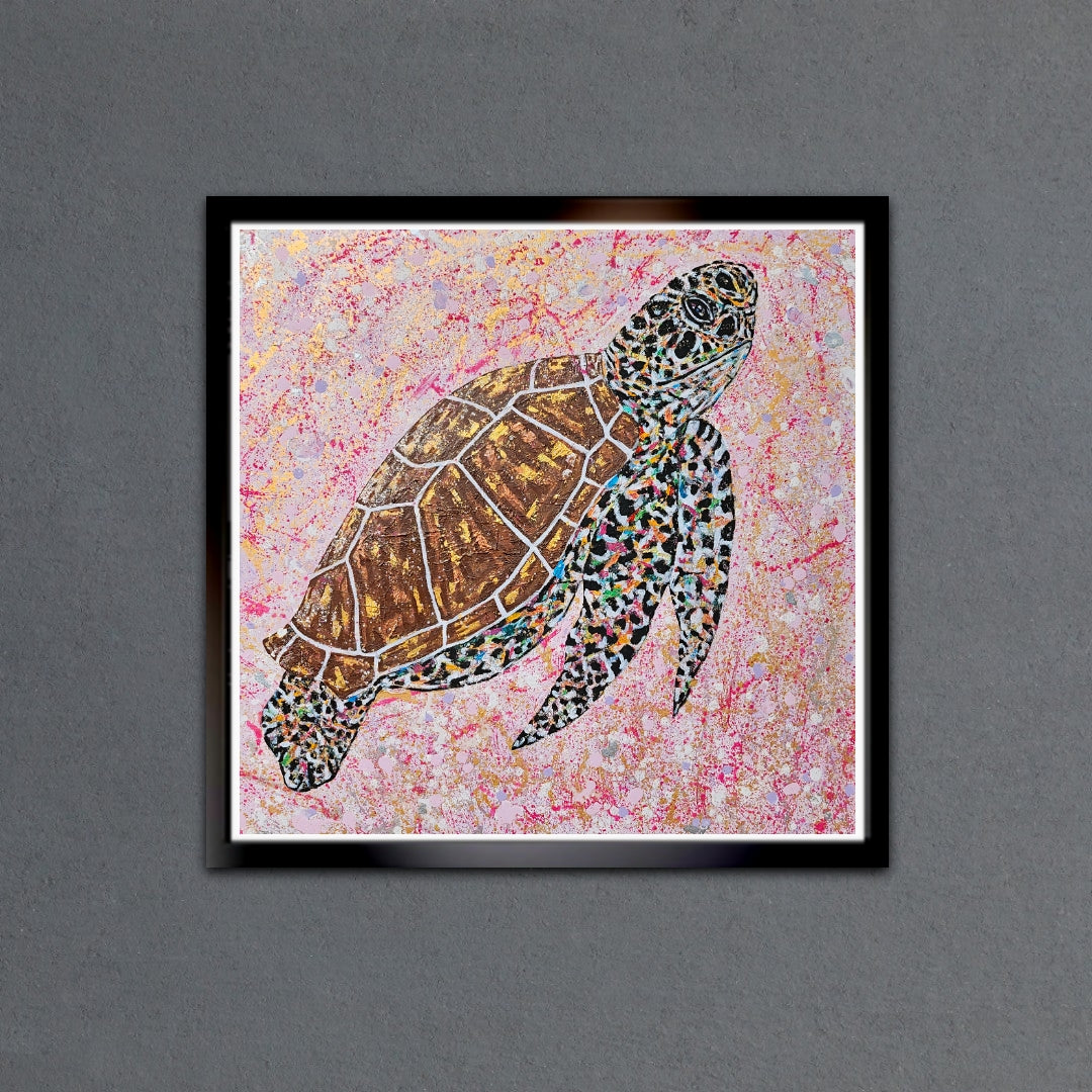 Austin The Turtle 12X12 Inch Print 50 ONLY!