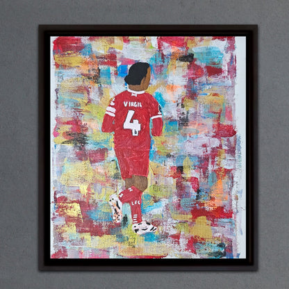 Virgil Van Dijk ORIGINAL ACRYLIC PAINTING