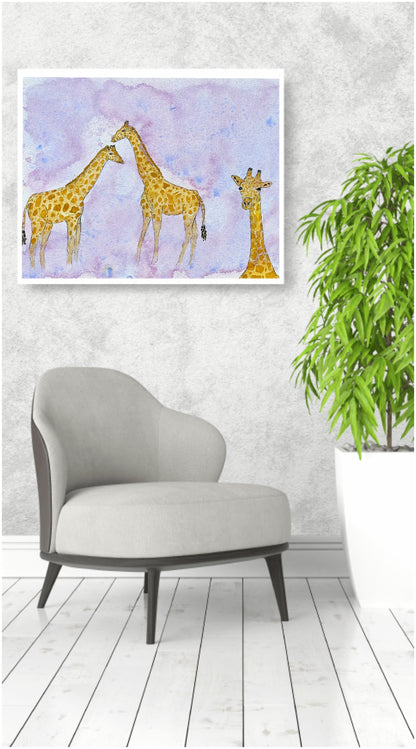 Giraffe Family