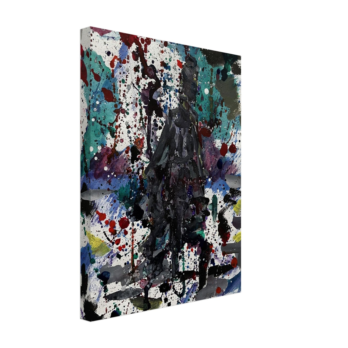 Dark Dress Silhouette Canvas Prints