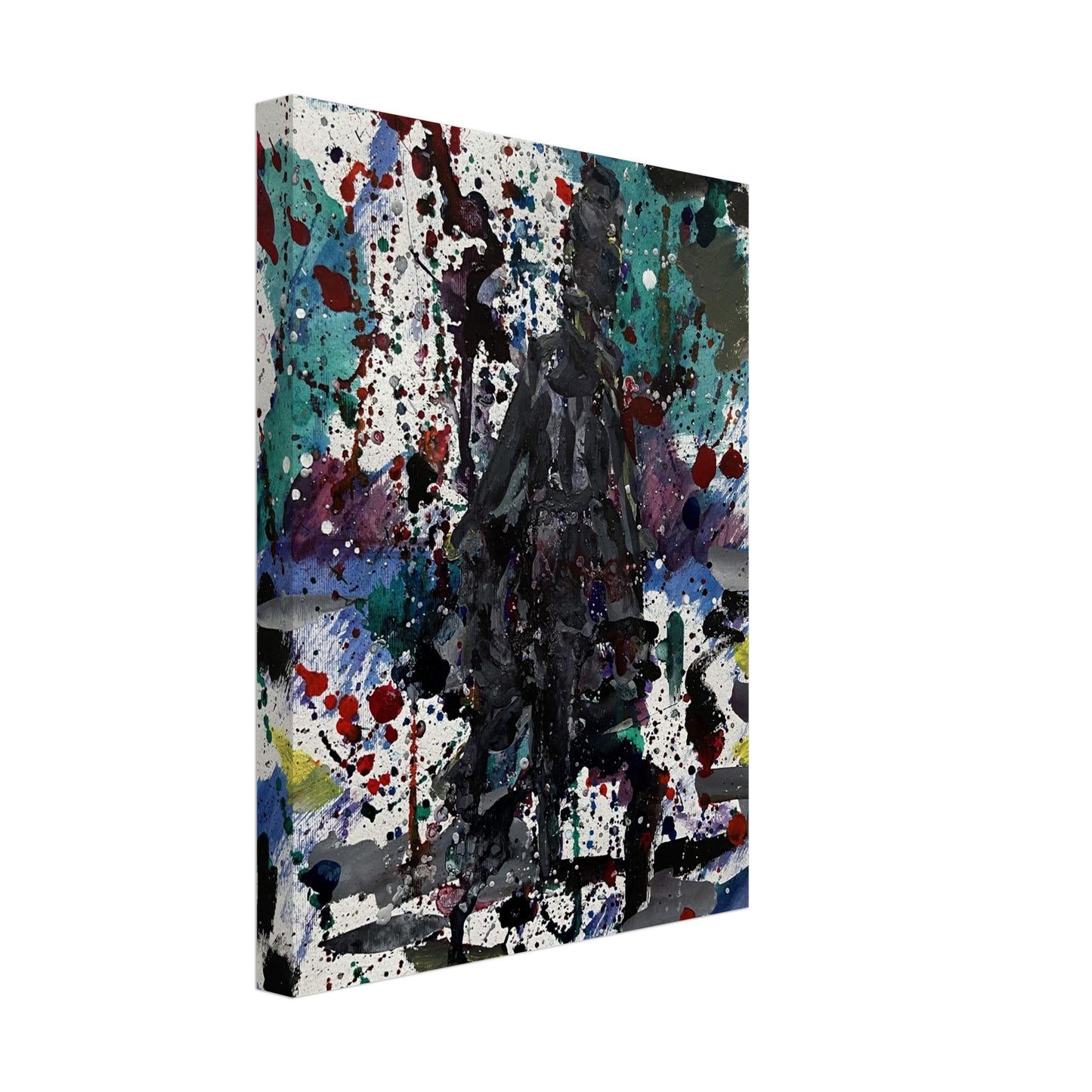 Dark Dress Silhouette Canvas Prints