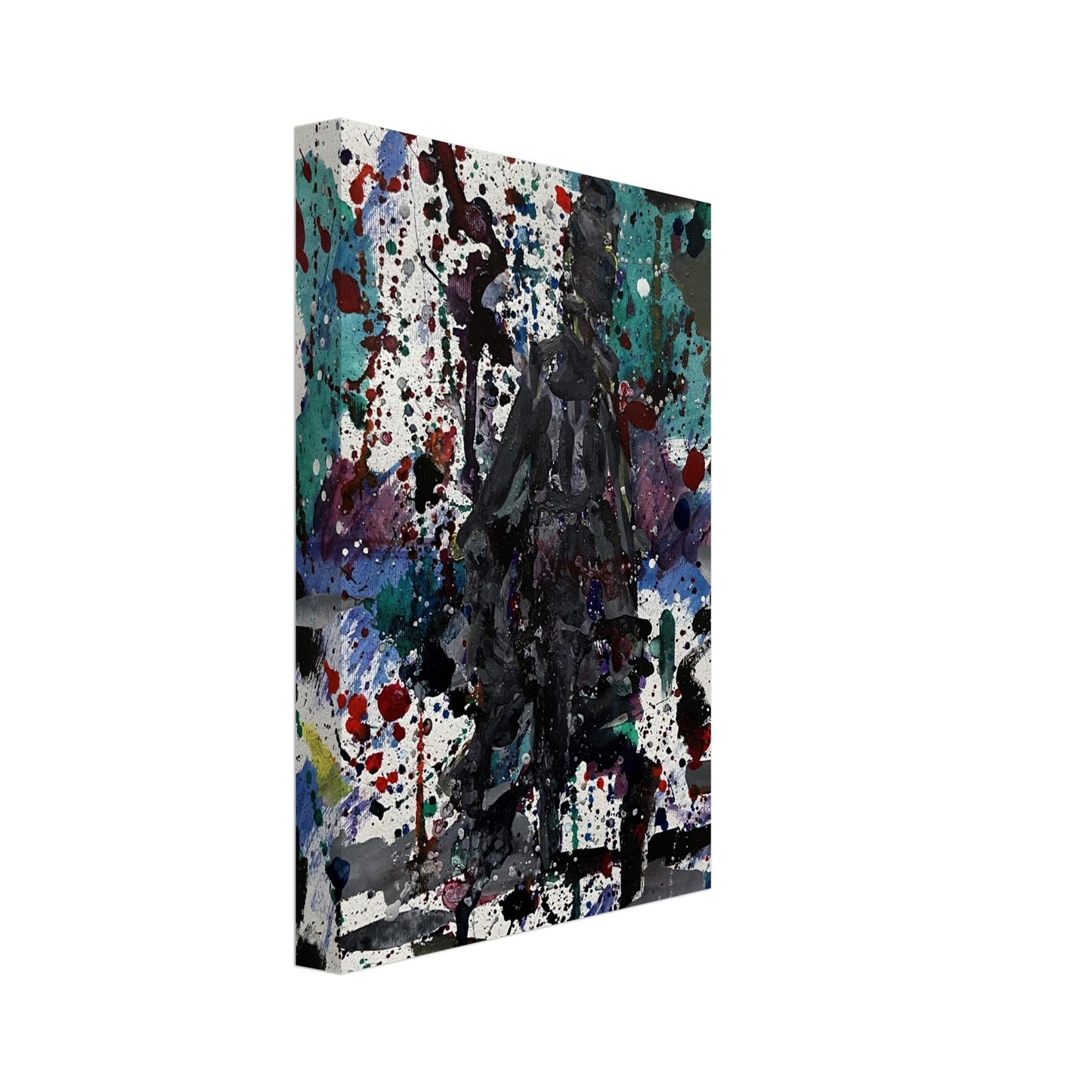 Dark Dress Silhouette Canvas Prints