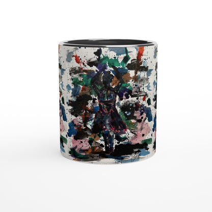 Red Dress Silhouette Mug