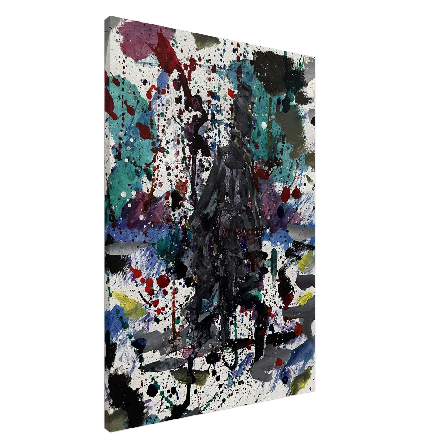 Dark Dress Silhouette Canvas Prints