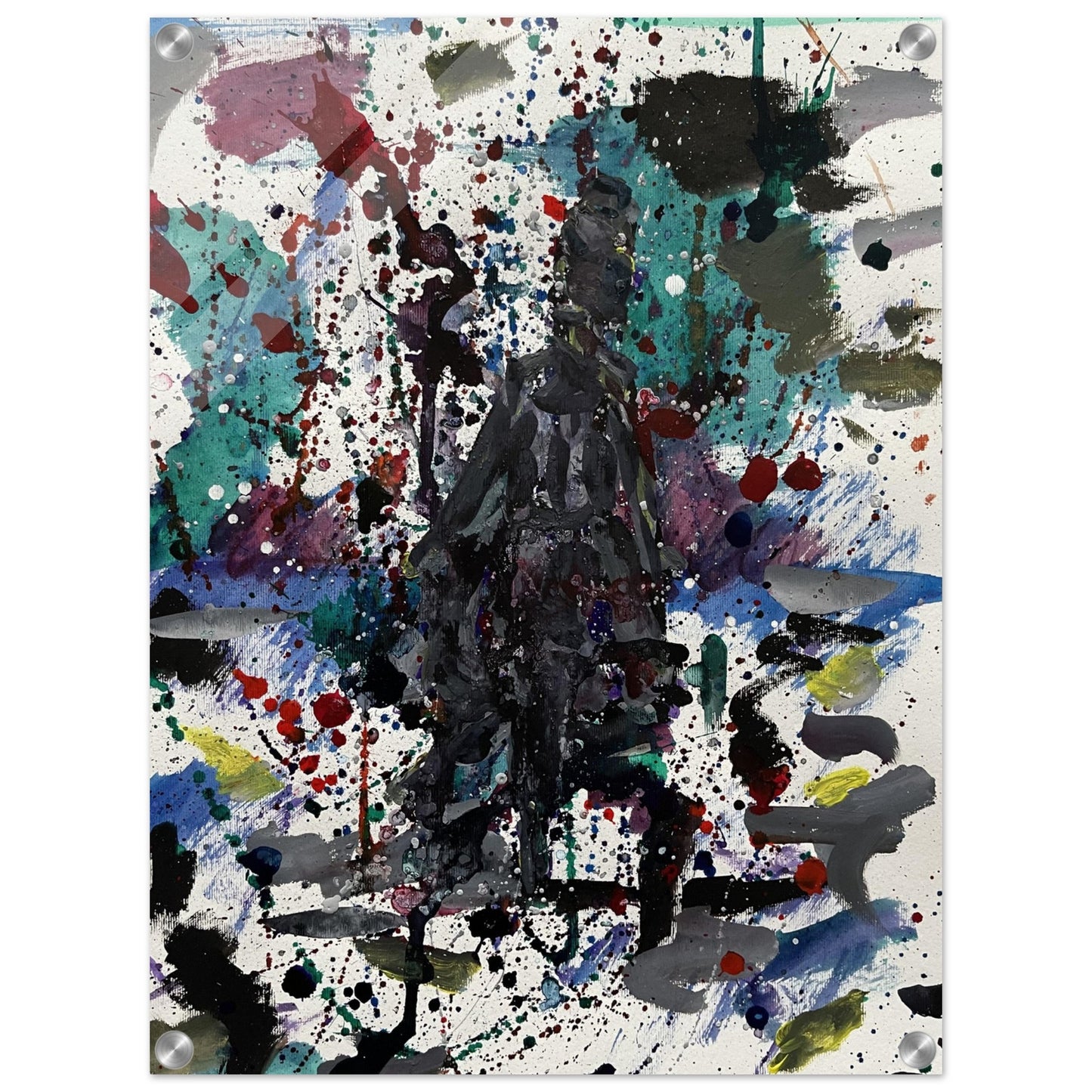 Dark Dress Silhouette Acrylic Print