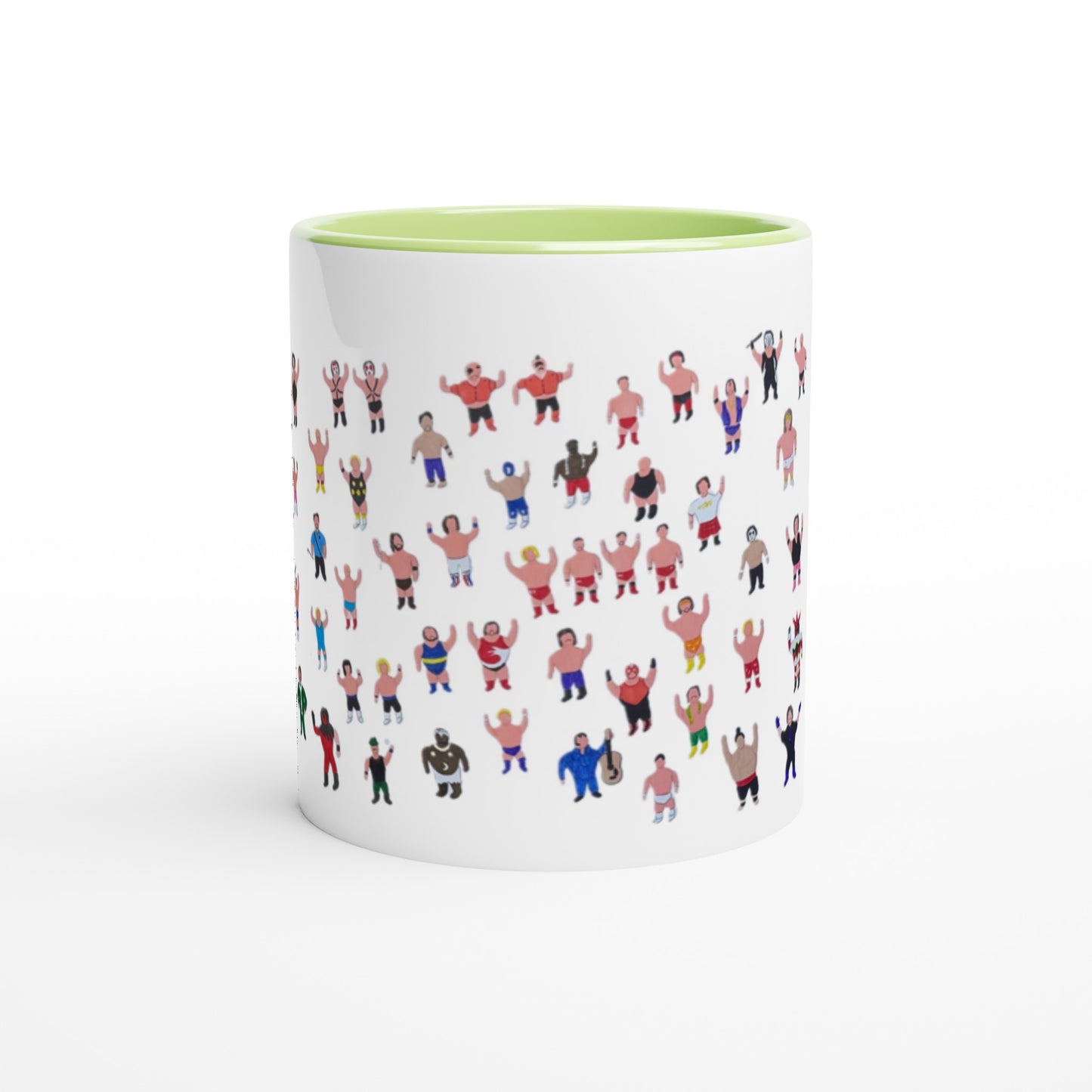 Legendary Wrestlers Mug with Colour Inside