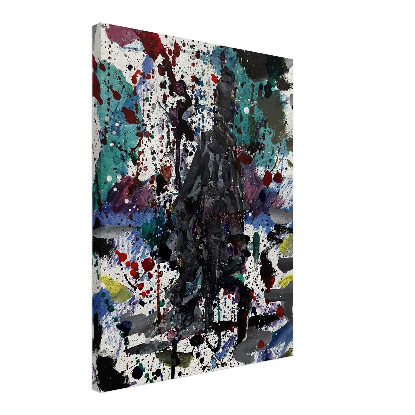 Dark Dress Silhouette Canvas Prints