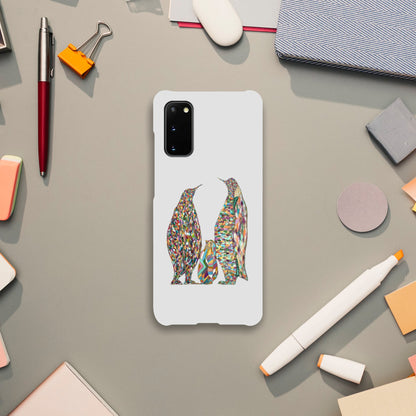 Multicoloured Penguins Slim Samsung Cases