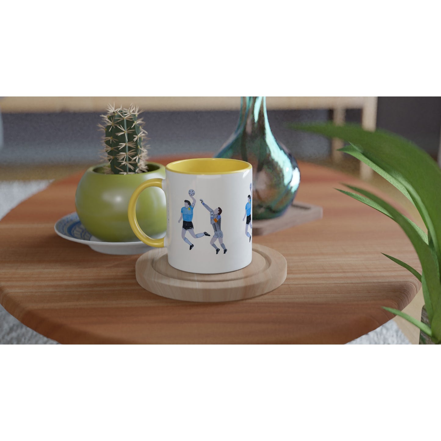 Diego Maradona Hand Of God Mug with Colour Inside