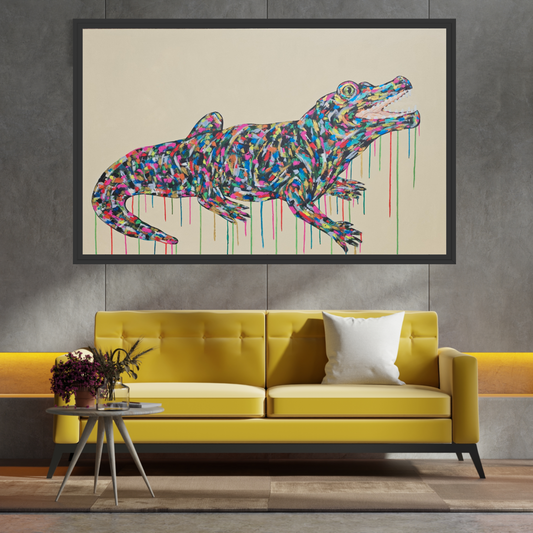 Cain The Crocodile Limited Edition (Of 100) A4,A3,A2 Prints