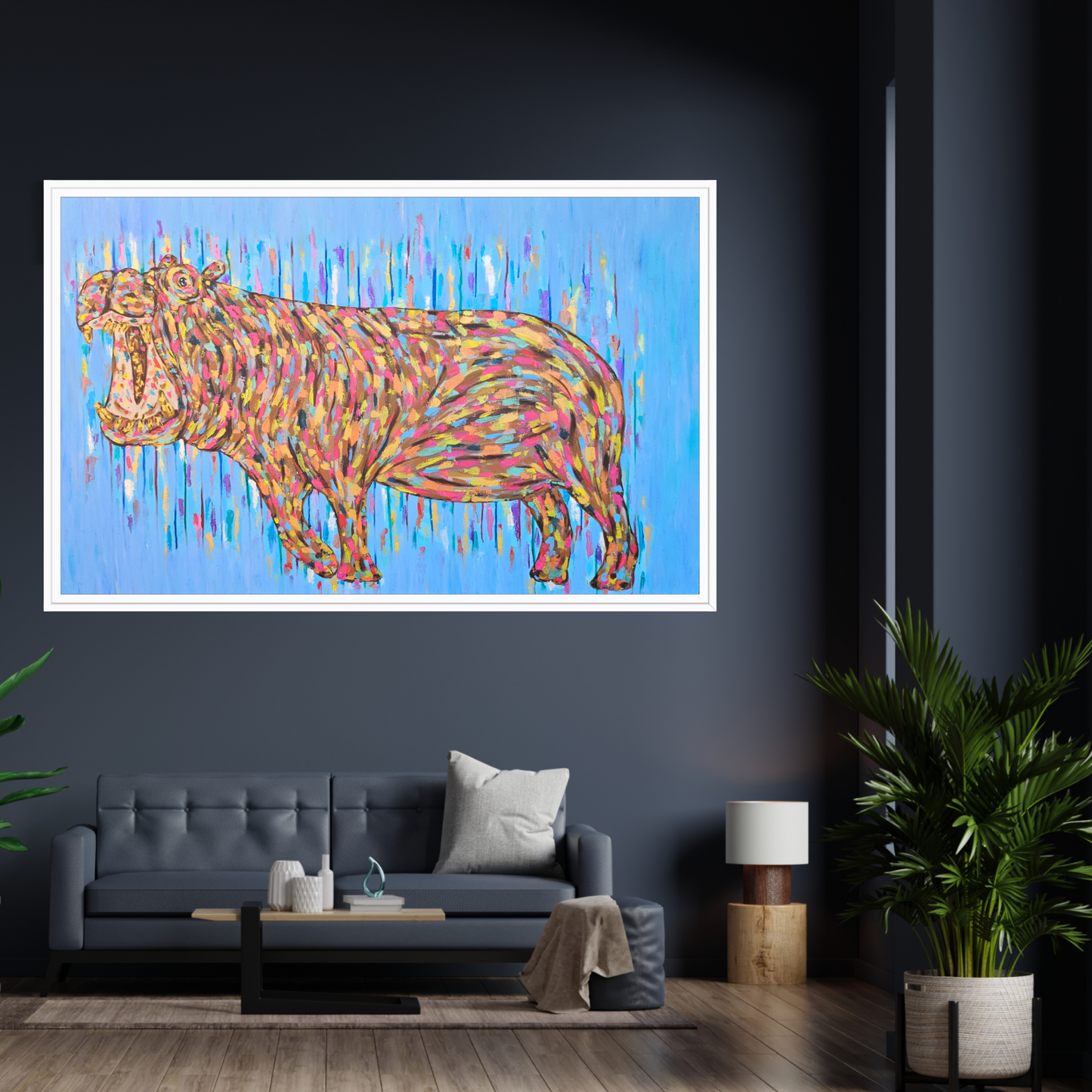 Hector The Hippo Limited Edition (Of 100) A4,A3,A2 Prints