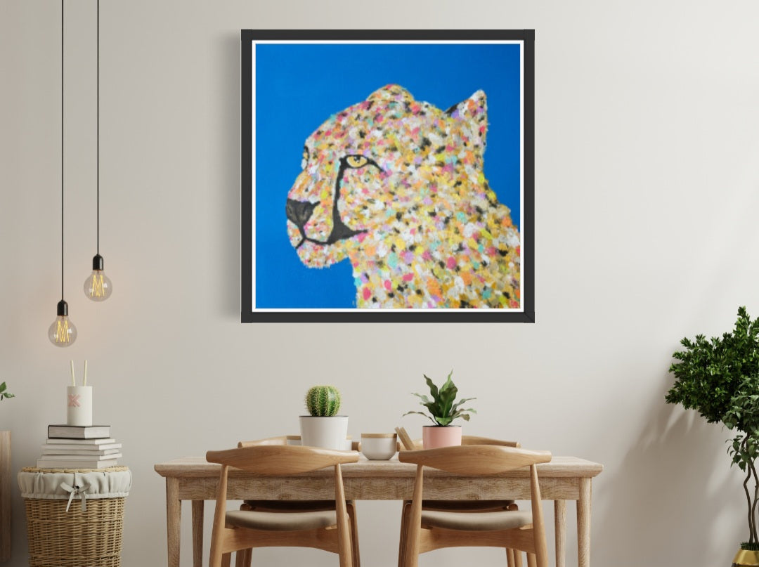 Caleb the Cheetah 12X12 Limited Edition (Of 200) Print