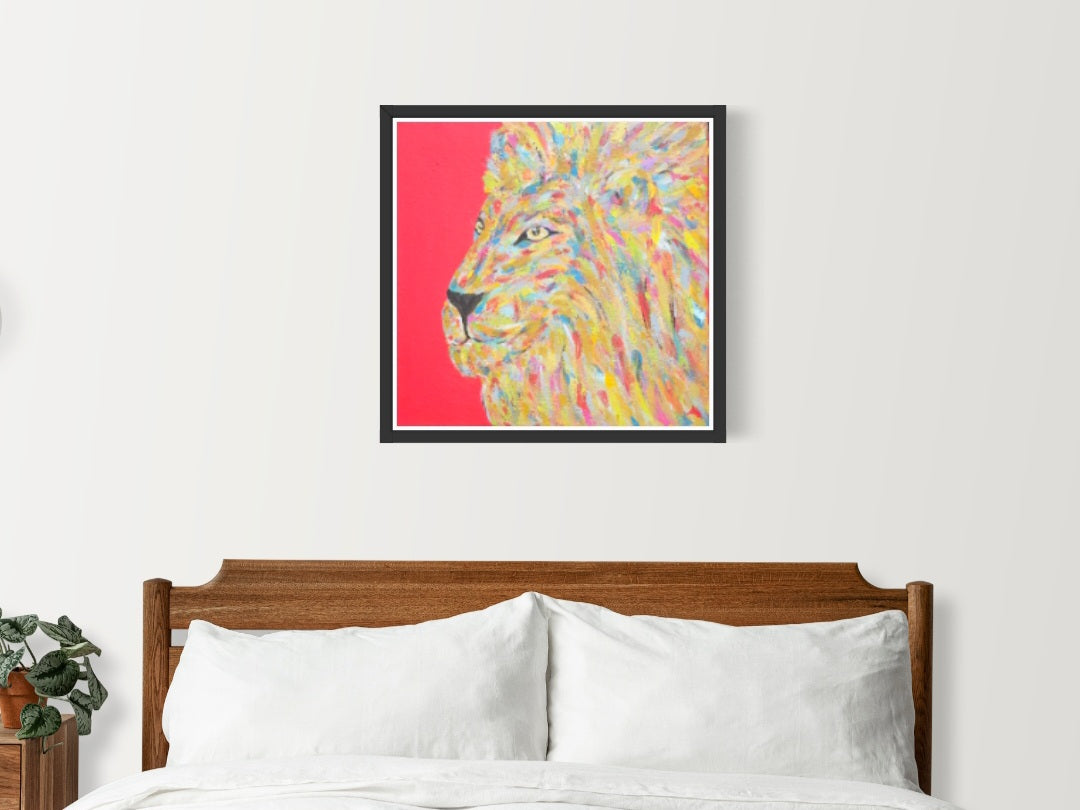 Lucho The Lion 12X12 Limited Edition (Of 200) Print