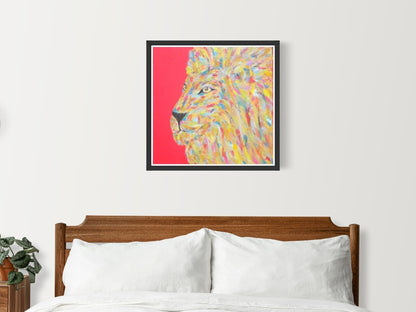 Lucho The Lion 12X12 Limited Edition (Of 200) Print