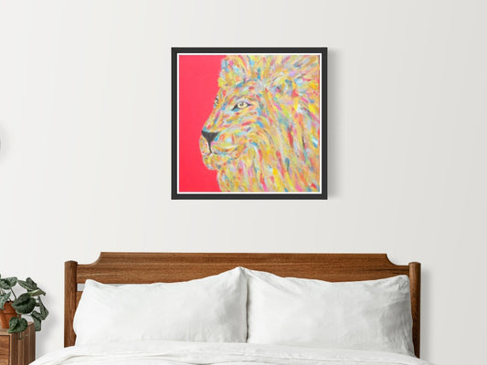 Lucho The Lion 12X12 Limited Edition (Of 200) Print