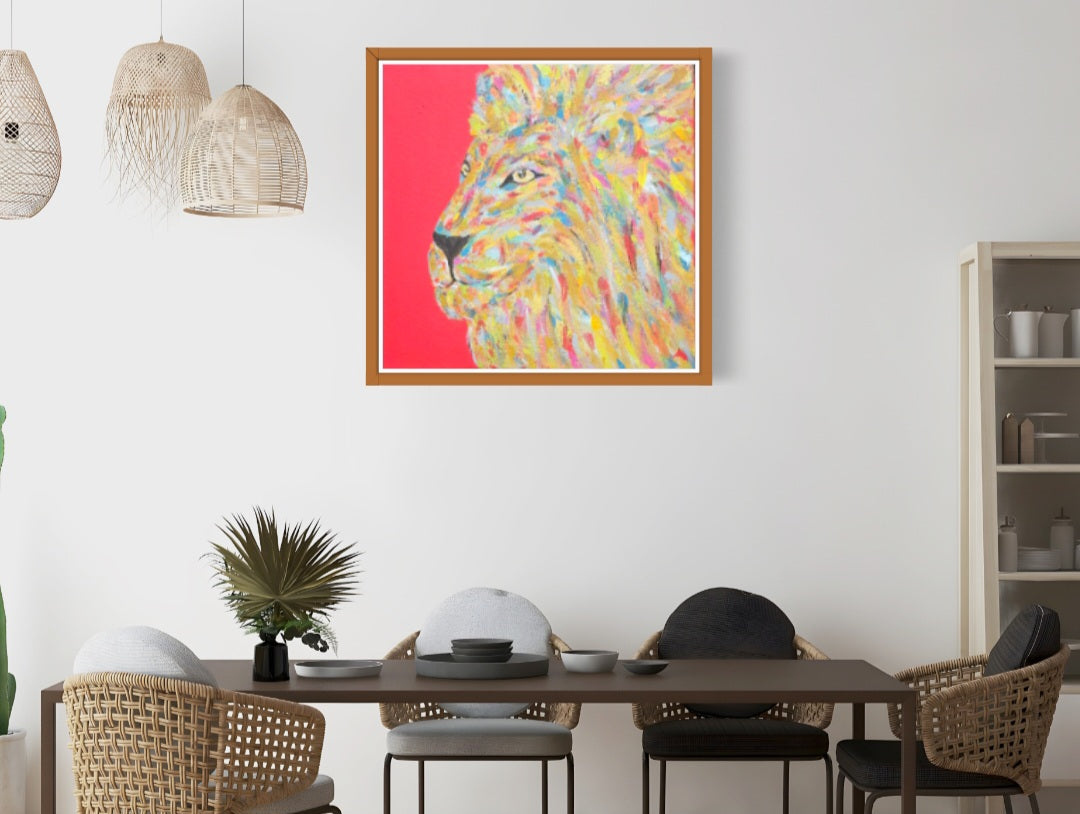 Lucho The Lion 12X12 Limited Edition (Of 200) Print