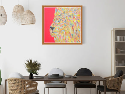 Lucho The Lion 12X12 Limited Edition (Of 200) Print