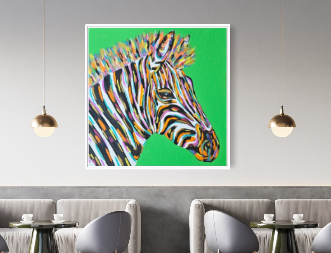 Zeze The Zebra 12X12 Limited Edition (Of 200) Print