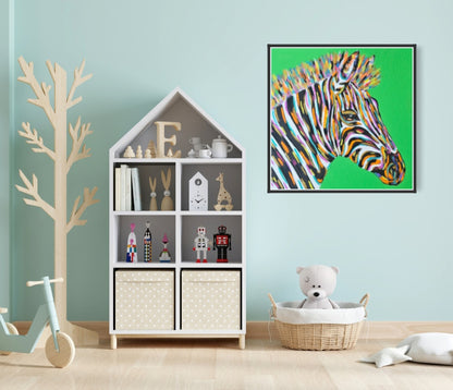 Zeze The Zebra 12X12 Limited Edition (Of 200) Print