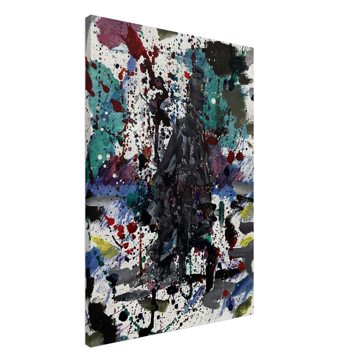 Dark Dress Silhouette Canvas Prints