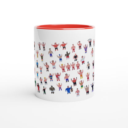 Legendary Wrestlers Mug with Colour Inside