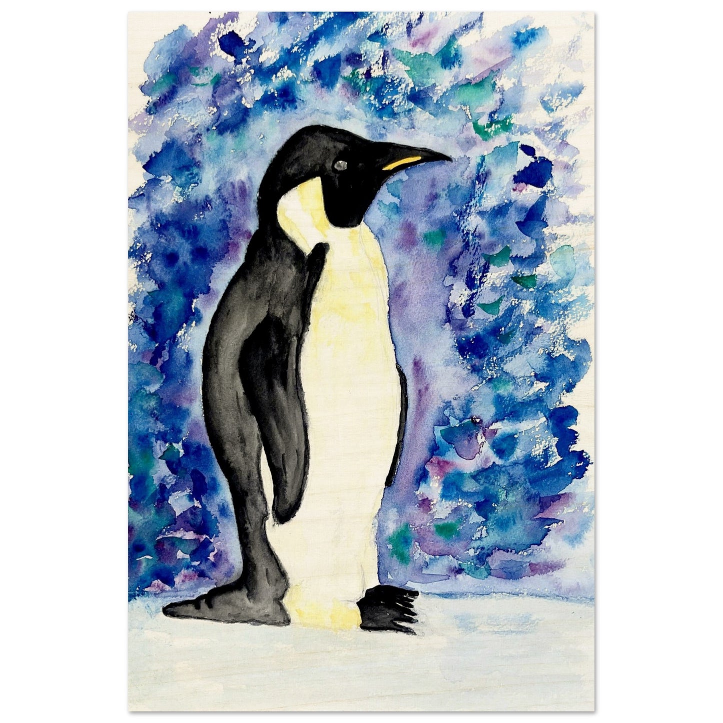 Emperor Penguin Wood Prints