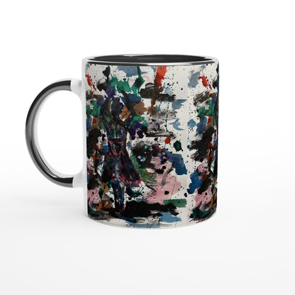 Red Dress Silhouette Mug