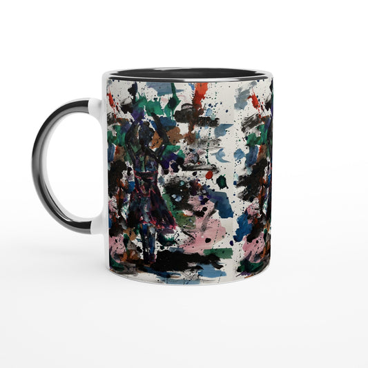 Red Dress Silhouette Mug