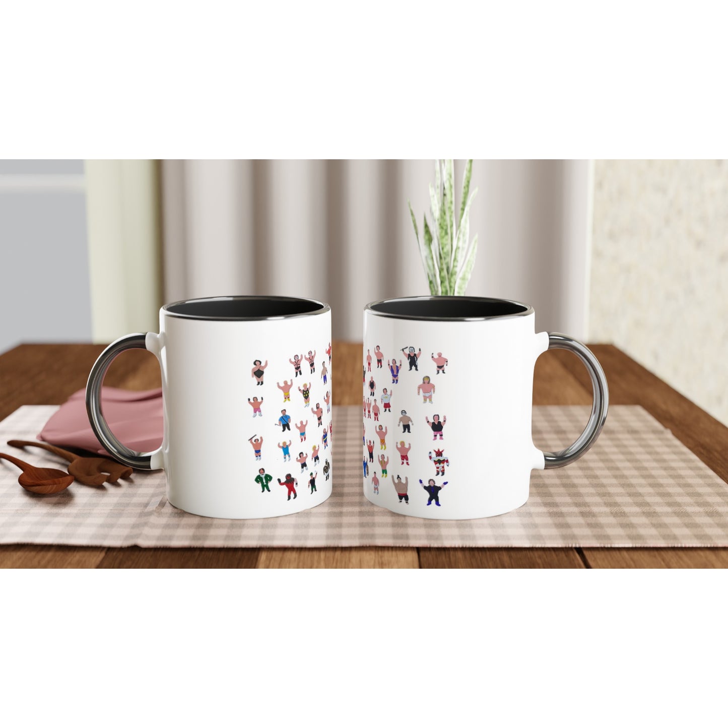 Legendary Wrestlers Mug with Colour Inside